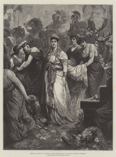 Zenobia, regina di Palmira, catturata dall
